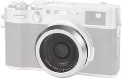 NiSi Filter Black Mist 1/4 for Fujifilm X-100 Series Silver
