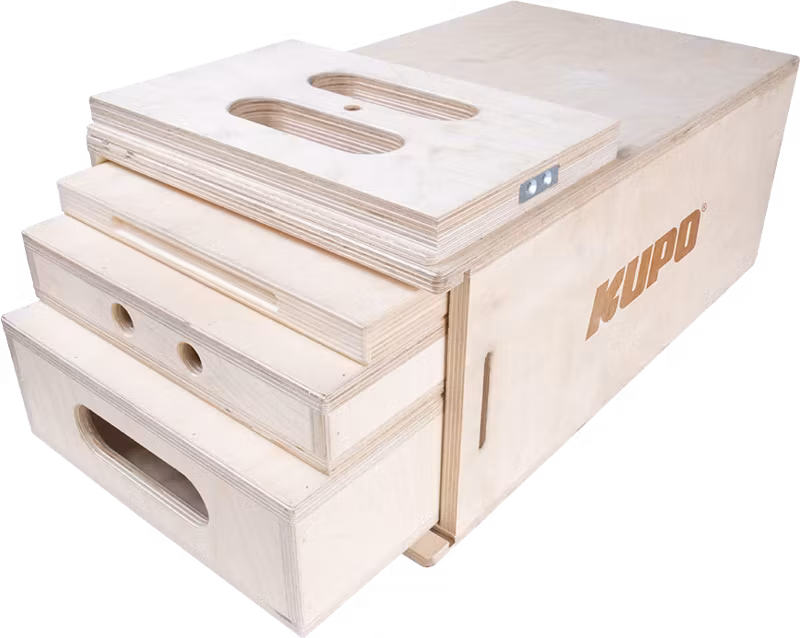 Kupo KAB-61K Apple Box 6 in 1 Nesting set Kupo Pancake, Quarter, Half & Full