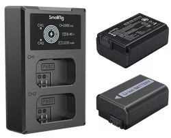 SmallRig 3818 NP-FW50 Battery & Charger Kit