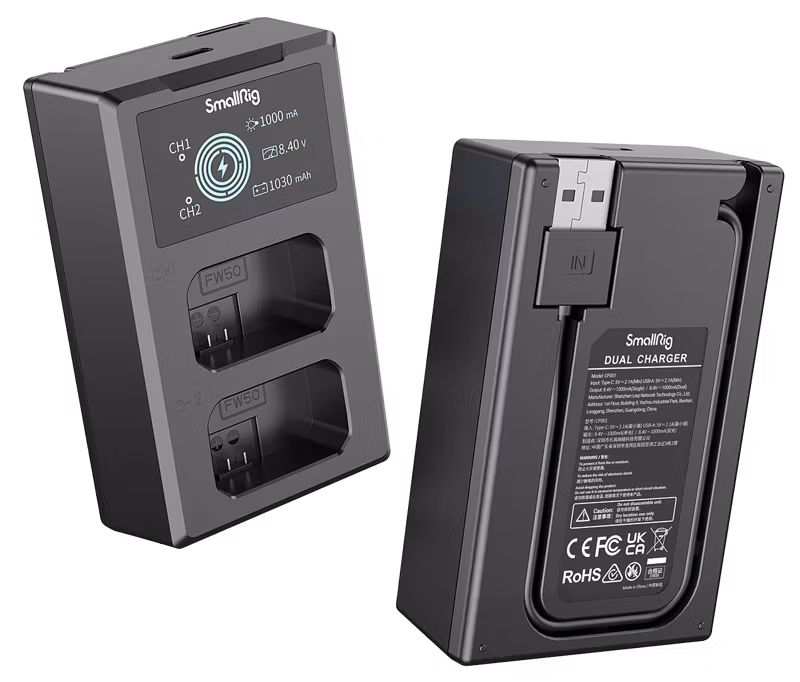 SmallRig 3818 NP-FW50 Battery & Charger Kit