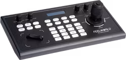 FEELWORLD KBC10 PTZ Camera Controller with Joystick and Keyboard Control LCD Display PoE Supported