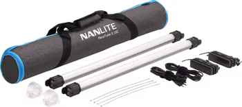 NanLite Pavotube II 15C LED RGBWW Tube Light 2 Light Kit
