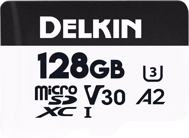 Delkin microSDXC Trail Cam Hyperspeed R195/W160 (V30) 128GB