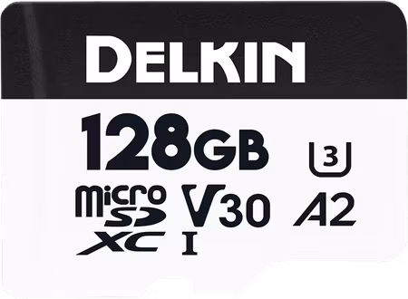 Delkin microSDXC Trail Cam Hyperspeed R195/W160 (V30) 128GB
