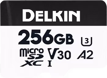 Delkin microSDXC Trail Cam Hyperspeed R195/W160 (V30) 256GB