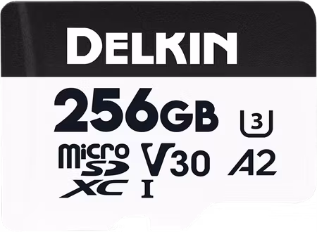 Delkin microSDXC Trail Cam Hyperspeed R195/W160 (V30) 256GB