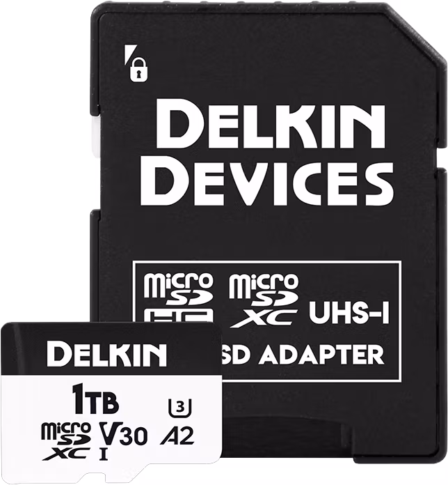 Delkin microSDXC Trail Cam Hyperspeed R195/W160 (V30) 1TB
