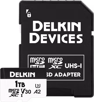 Delkin microSDXC Trail Cam Hyperspeed R195/W160 (V30) 1TB