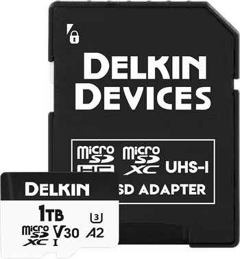 Delkin microSDXC Trail Cam Hyperspeed R195/W160 (V30) 1TB