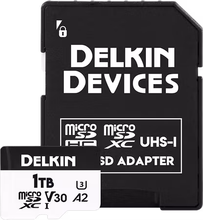Delkin microSDXC Trail Cam Hyperspeed R195/W160 (V30) 1TB
