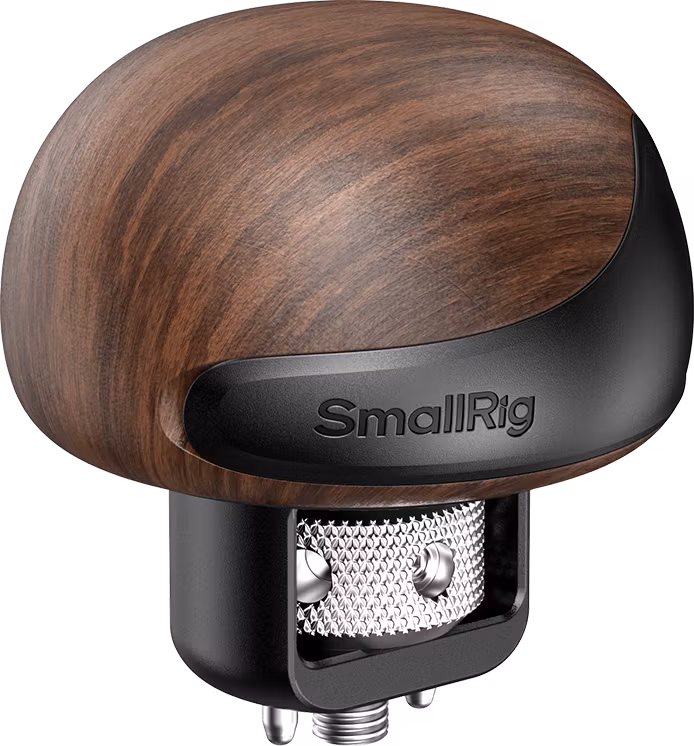 SmallRig 5926 Mini Wooden Side Handle with 1/4''-20 Locating Screw