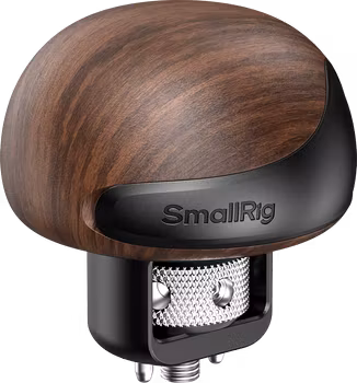 SmallRig 5926 Mini Wooden Side Handle with 1/4''-20 Locating Screw