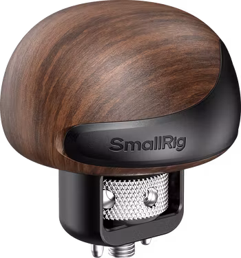 SmallRig 5926 Mini Wooden Side Handle with 1/4''-20 Locating Screw