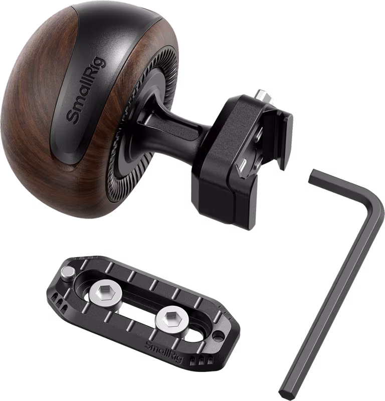 SmallRig 5927 HawkLock H21 Quick Release mini Wooden Side Handle