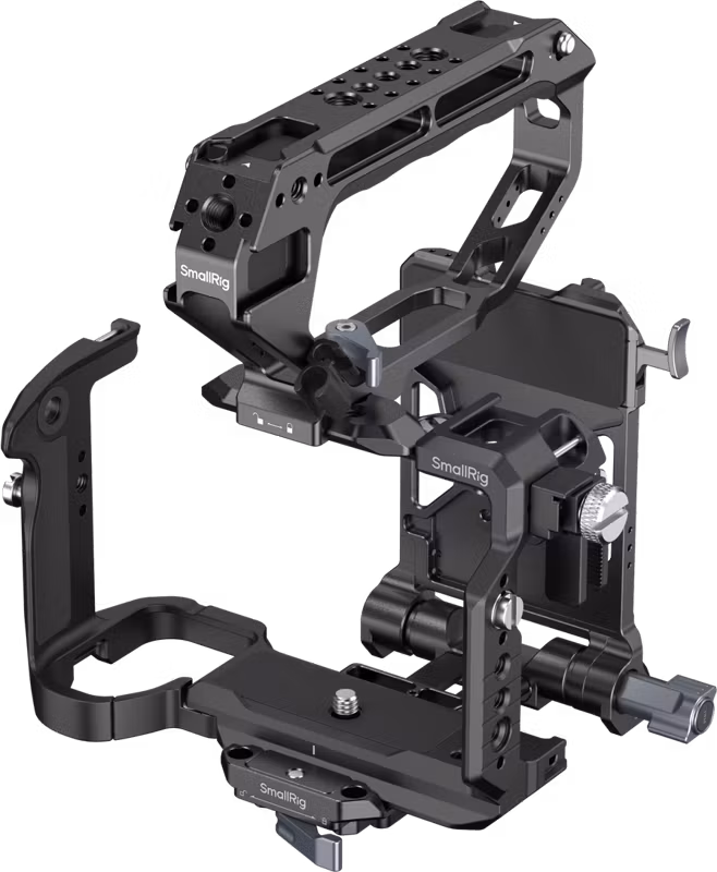 SmallRig 6779 HawkLock Handheld Cage Kit with V-Mount Plate for Sony FX5