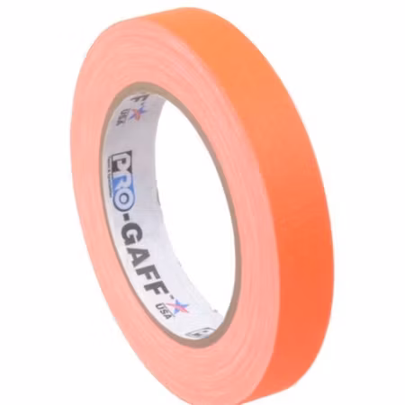 Pro Gaff 19mm x 22,8m Cloth Tape Fluorescent Orange