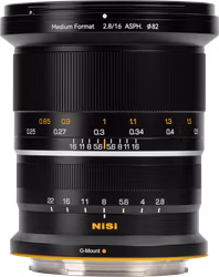 NiSi Lens 16mm F2.8 Asph GFX Mount