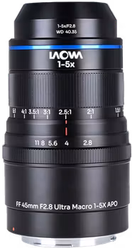 Laowa Aksen 45mm f/2.8 1-5X Ultra Macro APO Canon EF