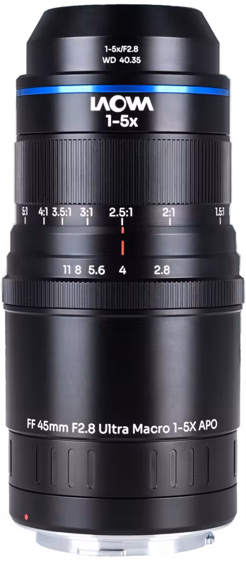 Laowa Aksen 45mm f/2.8 1-5X Ultra Macro APO Canon RF