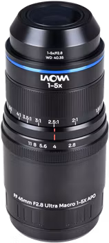 Laowa Aksen 45mm f/2.8 1-5X Ultra Macro APO Sony FE