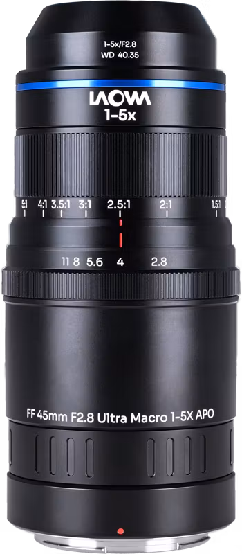 Laowa Aksen 45mm f/2.8 1-5X Ultra Macro APO Nikon Z