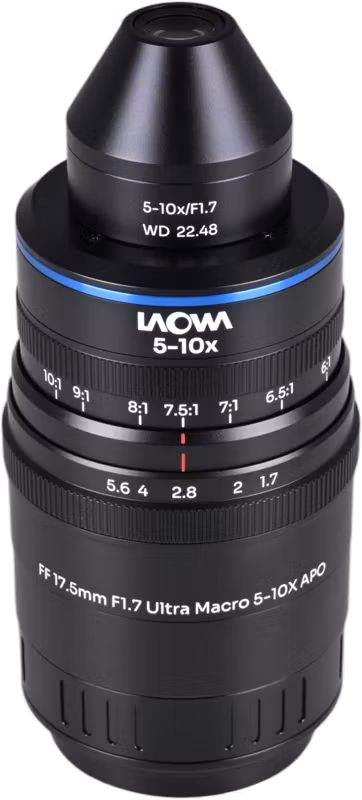 Laowa Aksen 17.5mm f/1.7 5-10X Ultra Macro APO Fuji X