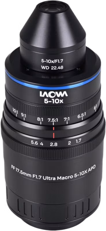 Laowa Aksen 17.5mm f/1.7 5-10X Ultra Macro APO MFT