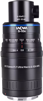 Laowa Aksen 17.5mm f/1.7 5-10X Ultra Macro APO (Coaxial Illumination Version) Canon RF