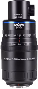 Laowa Aksen 17.5mm f/1.7 5-10X Ultra Macro APO (Coaxial Illumination Version) MFT