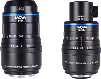 Laowa Aksen 2-lens Bundle  [45mm f/2.8, 17.5mm f/1.7 (Coaxial Illumination Version)] Nikon F