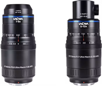 Laowa Aksen 2-lens Bundle  [45mm f/2.8, 17.5mm f/1.7 (Coaxial Illumination Version)] Fuji X