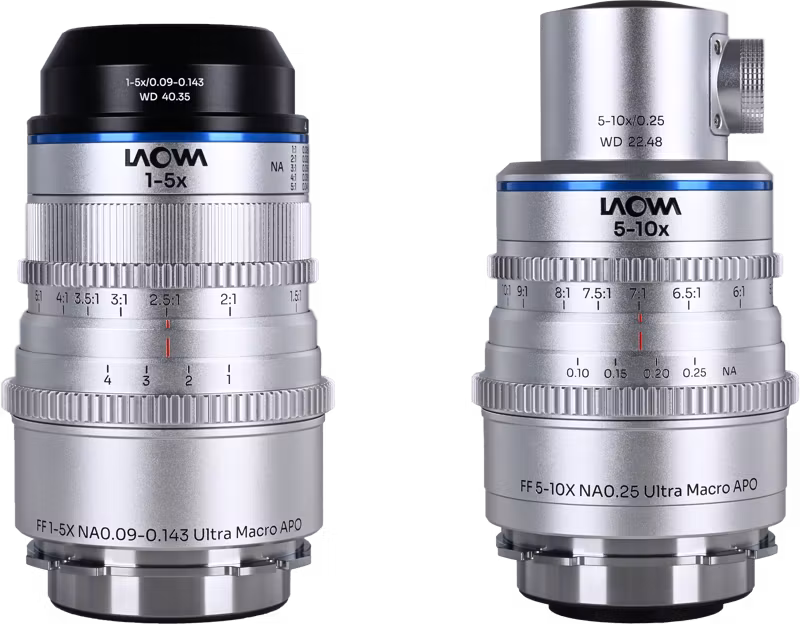 Laowa Aksen 2-lens Cine Bundle  [45mm f/2.8, 17.5mm f/1.7 (Coaxial Illumination Version)] Arri PL