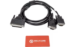 Hollyland HL-TCB10 DB25 Male to Dual HDB15 Male Tally Cable