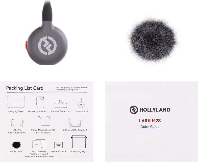 Hollyland LARK M2S Transmitter (Space Gray) Fit for Lark M2S