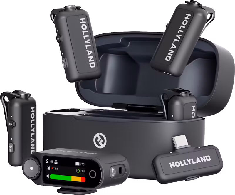 Hollyland LARK MAX 2 Combo 4-Person Version with Camera RX + USB-C RX
