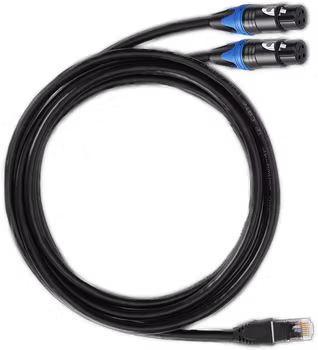Hollyland Solidcom RJ45 to Dual XLR Audio Cable