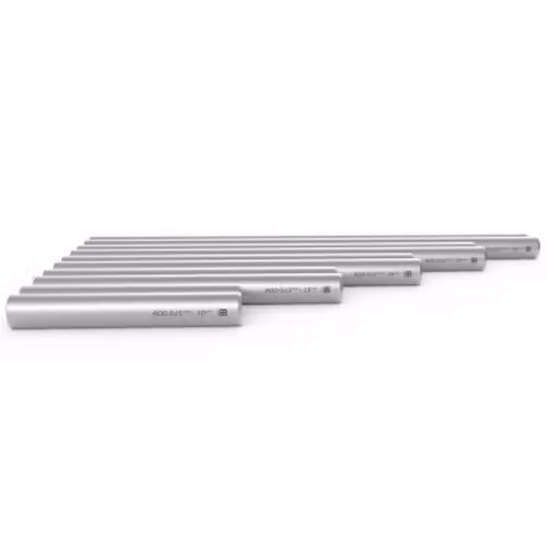10cm 15MM Silver Rods 2pcs