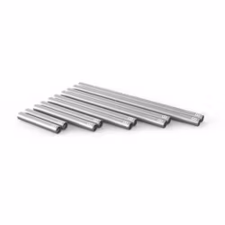 10cm 15MM Silver Rods 2pcs