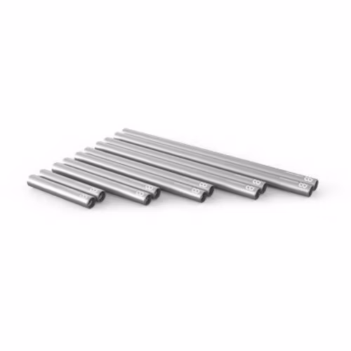 15cm 15MM Silver Rods 2pcs