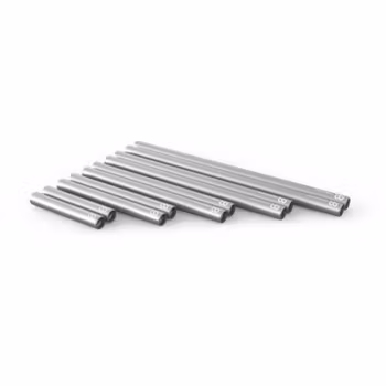 15cm 15MM Silver Rods 2pcs