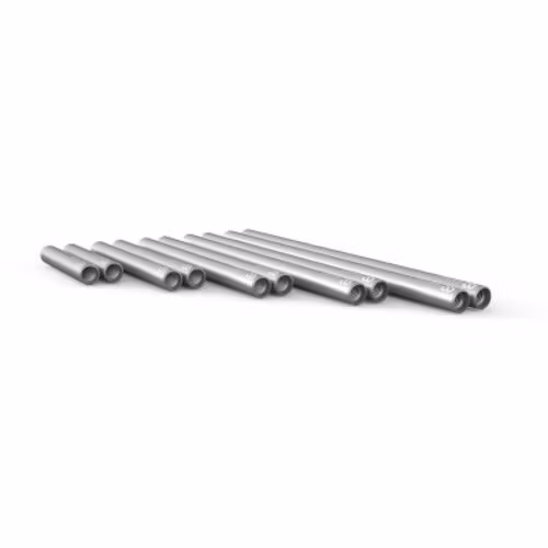 15cm 15MM Silver Rods 2pcs