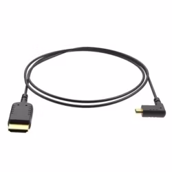 eXtraThin Angled Micro HDMI - HDMI Cable 40cm