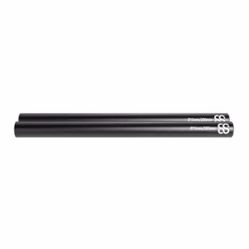 20cm 15MM Black Rods 2pcs