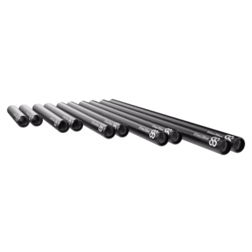 15cm 15MM Black Rods 2pcs