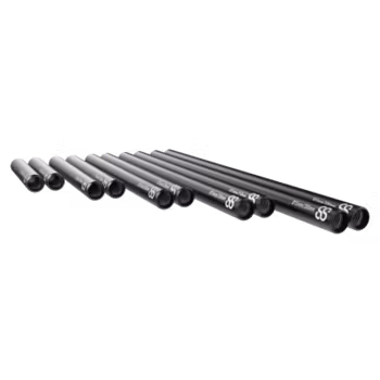 15cm 15MM Black Rods 2pcs