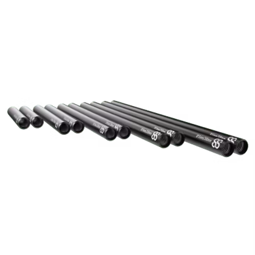 20cm 15MM Black Rods 2pcs