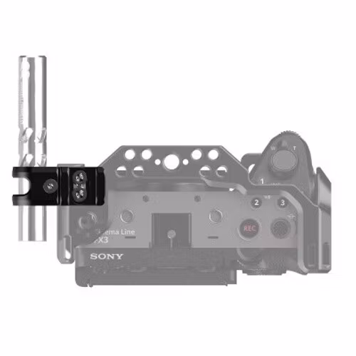 15mm Single Rod Clamp with Cold Shoe for Sony FX3 / FX30 Cage