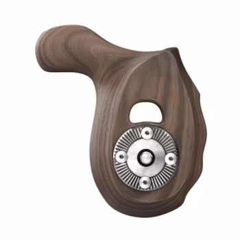 Left Side Wooden Grip with 32mm Arri Rosette
