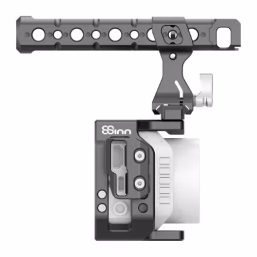 Camera Cage for Blackmagic Micro Studio Camera 4K G2 + Top Handle Pro V2