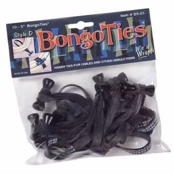 Obsidian - BongoTies 10-pack